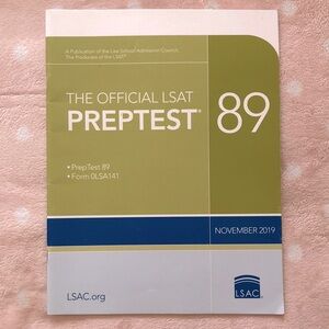 The Official LSAT PrepTest #89 💚